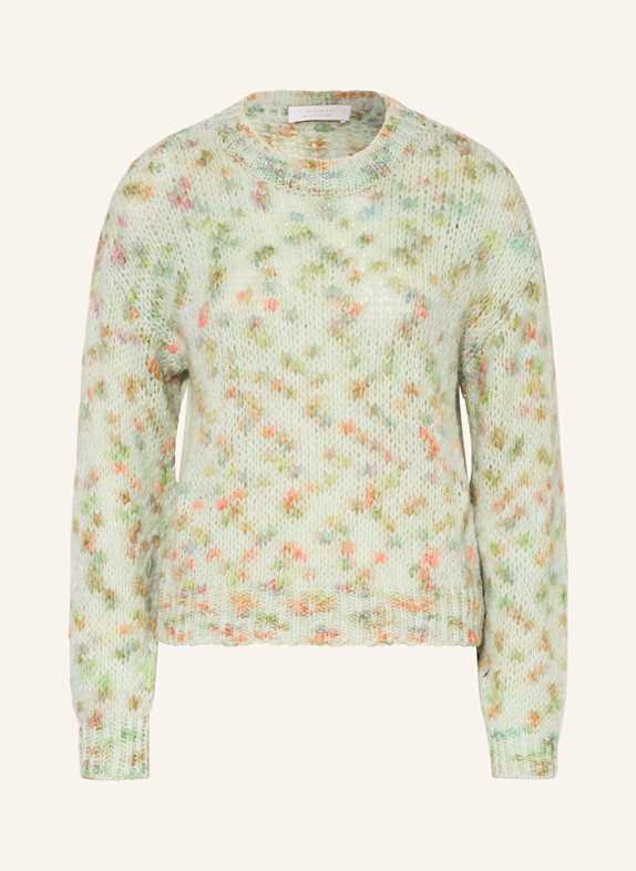 rich&royal Sweater LIGHT GREEN/ PINK/ PURPLE