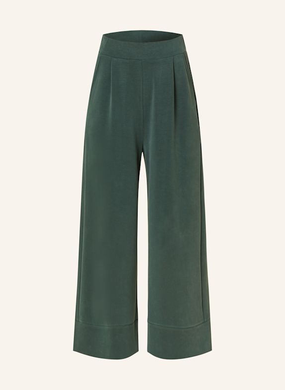 rich&royal Žerzejové culotte kalhoty ZELENÁ