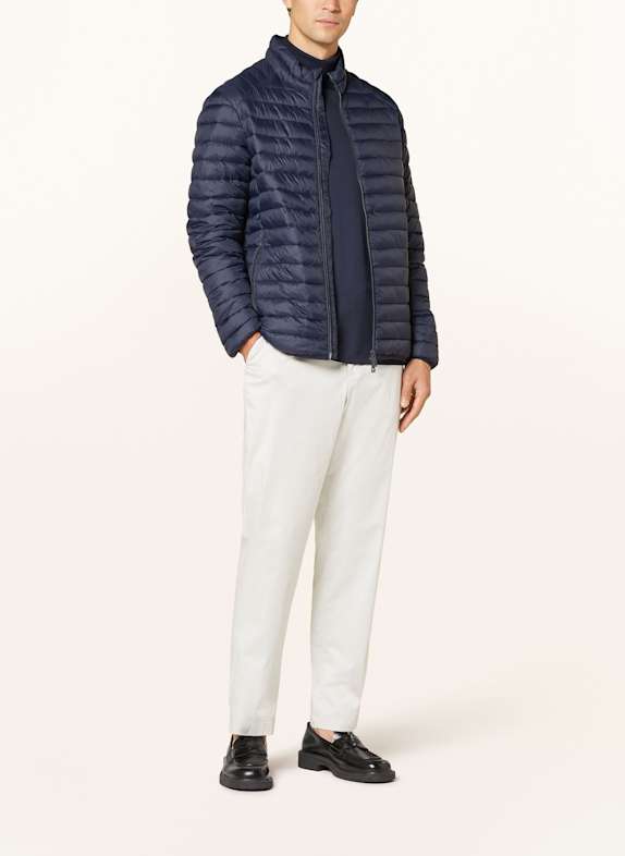 STROKESMAN'S gewatteerde jas DONKERBLAUW
