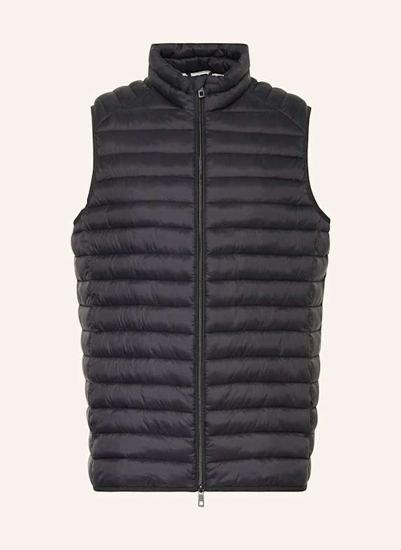 STROKESMAN'S Quilted vest BLACK