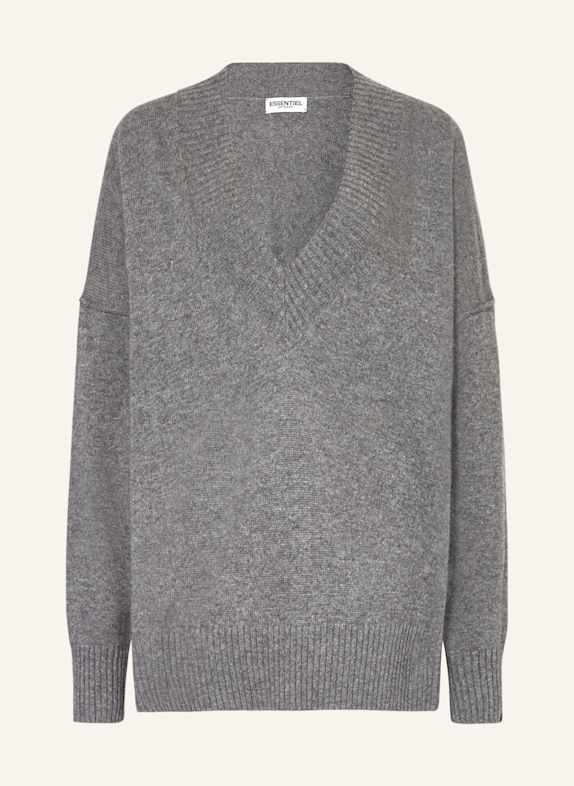 ESSENTIEL ANTWERP Oversized-Pullover GALATHEA GRAU