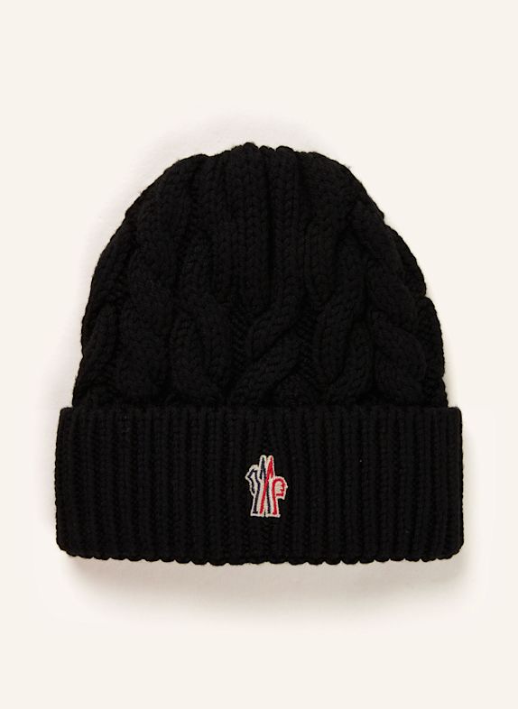 MONCLER GRENOBLE Mütze SCHWARZ