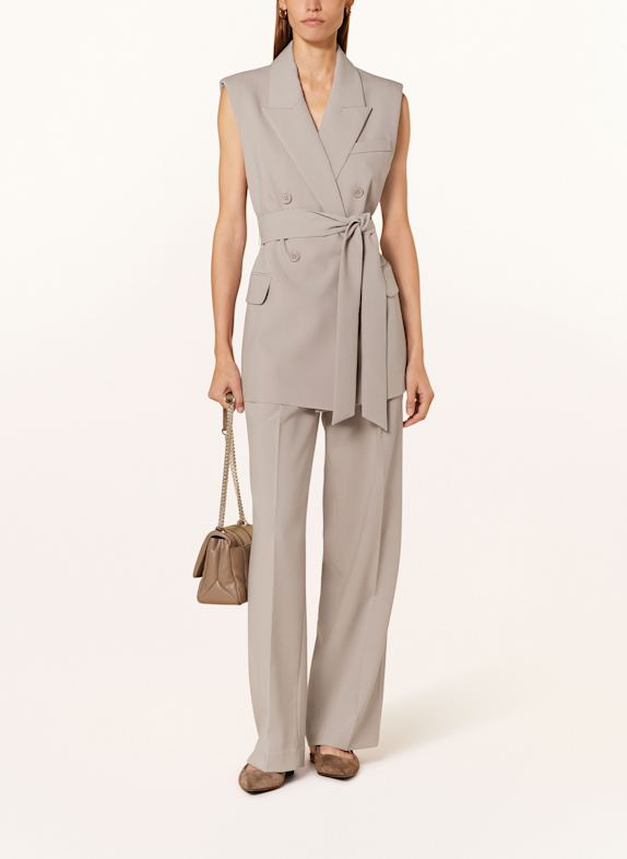 MRS & HUGS Blazerweste TAUPE