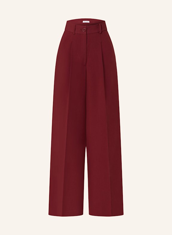 MRS & HUGS Wide leg trousers DARK RED