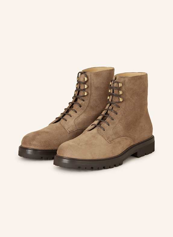 BRUNELLO CUCINELLI Schnürboots HELLBRAUN