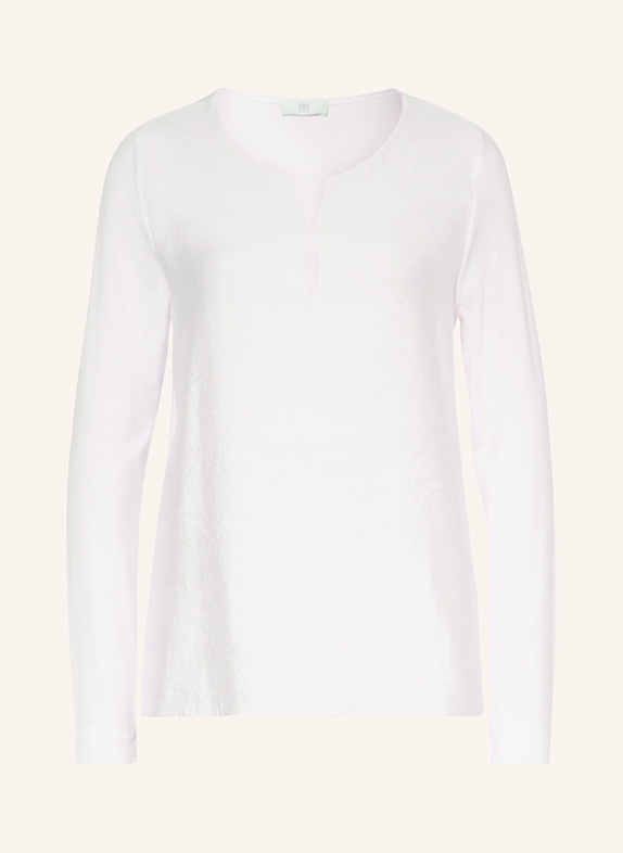 RIANI Blusenshirt im Materialmix WEISS
