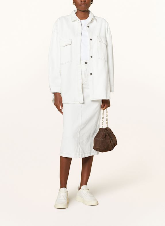 American Vintage Kurtka jeansowa JOZASTREET ECRU