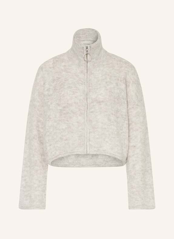 HOLZWEILER Strickjacke TINE mit Alpaka HELLGRAU