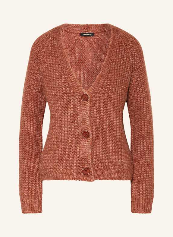 MORE & MORE Cardigan DARK ORANGE/ BROWN