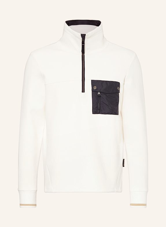 JOY sportswear Bluza dresowa typu troyer G-STYLE ECRU