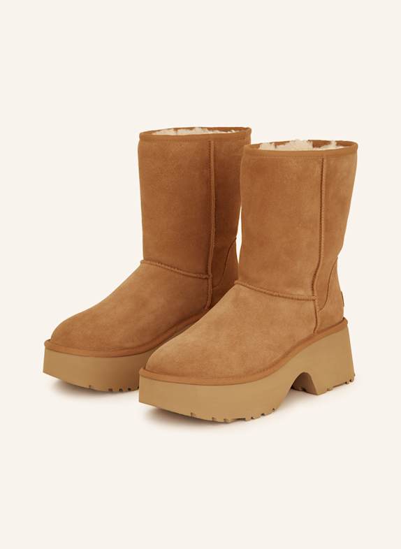 UGG CLASSIC platform boots CAMEL