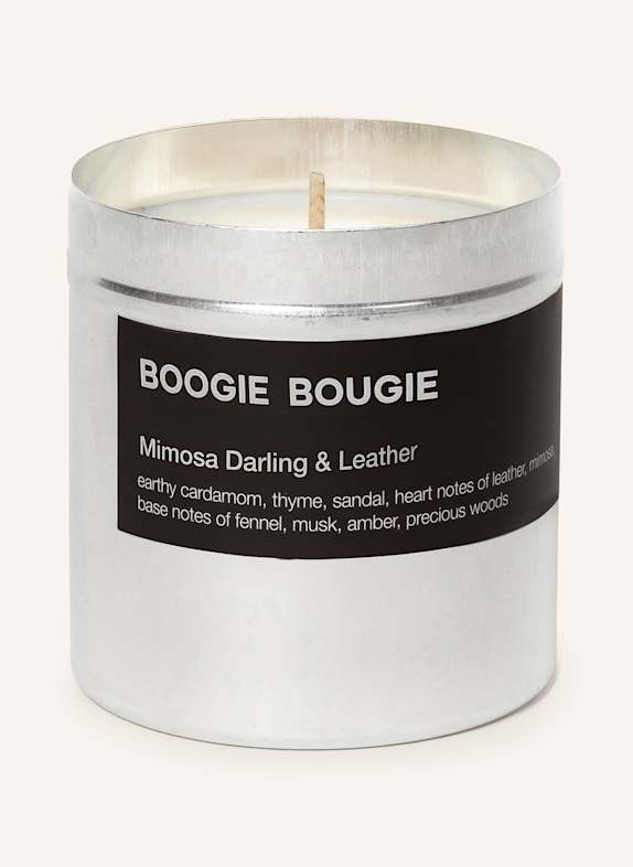 BOOGIE BOUGIE Duftkerze MIMOSA DARLING & LEATHER GELB