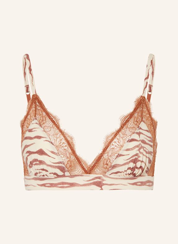 LOVE Stories Triangel-BH LOVE LACE ECRU/ HELLBRAUN