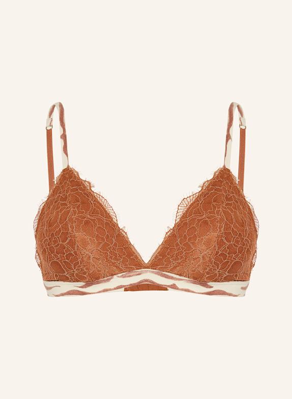 LOVE Stories Triangel-BH HAZEL CREME/ HELLBRAUN
