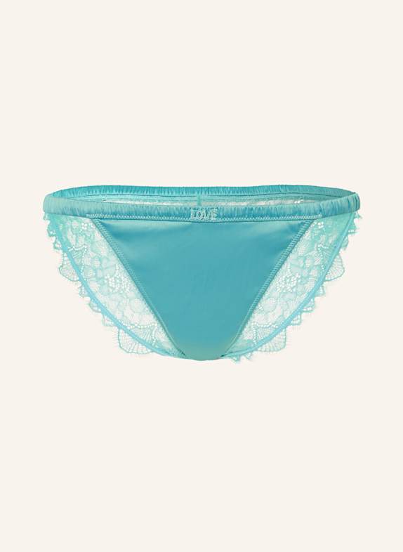 LOVE Stories Slip WILD ROSE aus Satin TÜRKIS