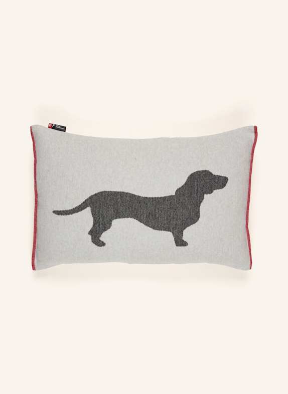 David Fussenegger Dekokissenhülle NOVA HELLGRAU / DUNKELGRAU / DUNKELROT