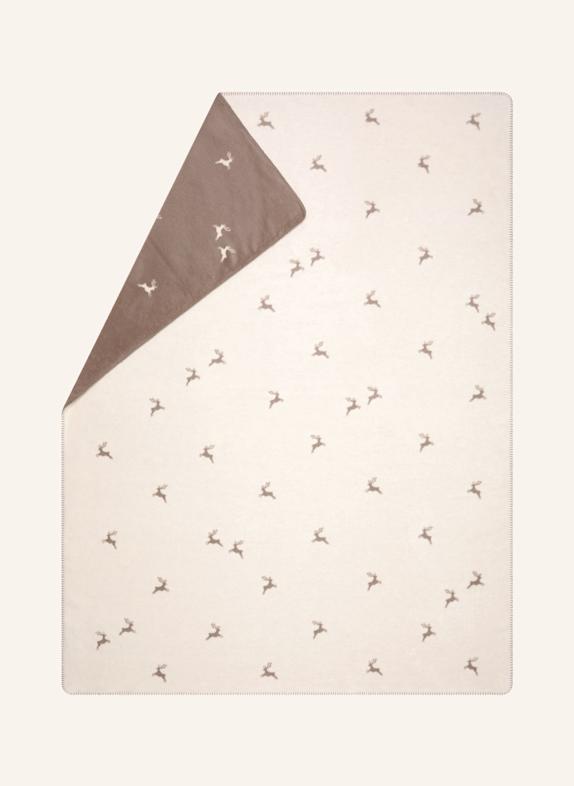 David Fussenegger Plaid SAVONA CRÈME/ BEIGE