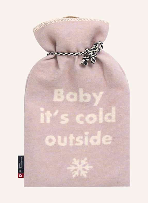 David Fussenegger SILVRETTA hot water bottle ROSE/ CREAM