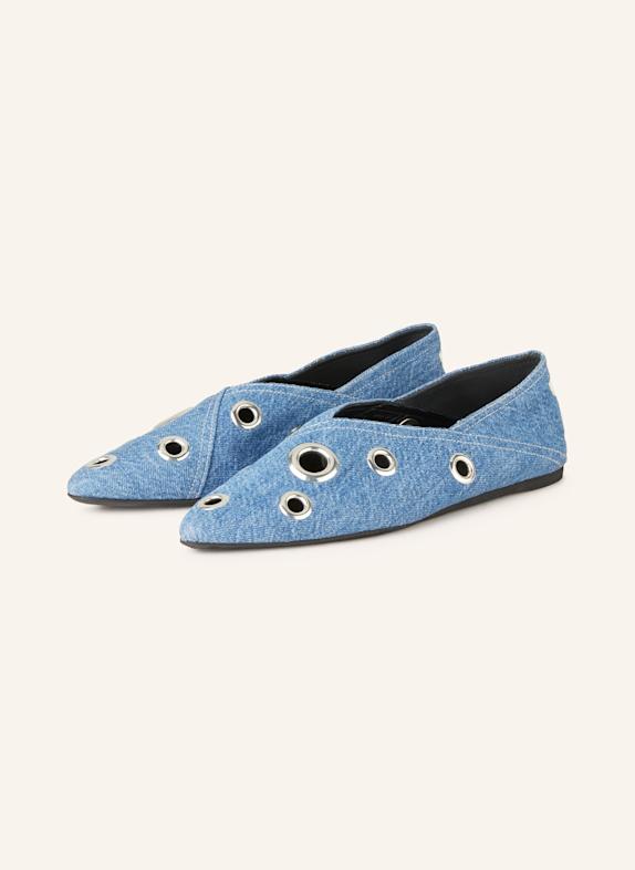 CLOSED Ballerinas in Jeansoptik BLAU