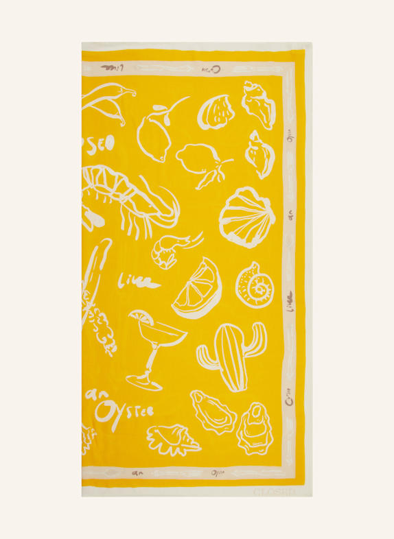 CLOSED Scarf YELLOW/ LIGHT YELLOW