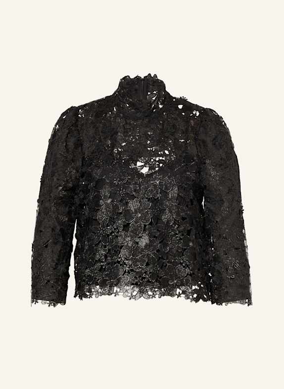 ba&sh Blusenshirt PAUL mit 3/4-Arm SCHWARZ