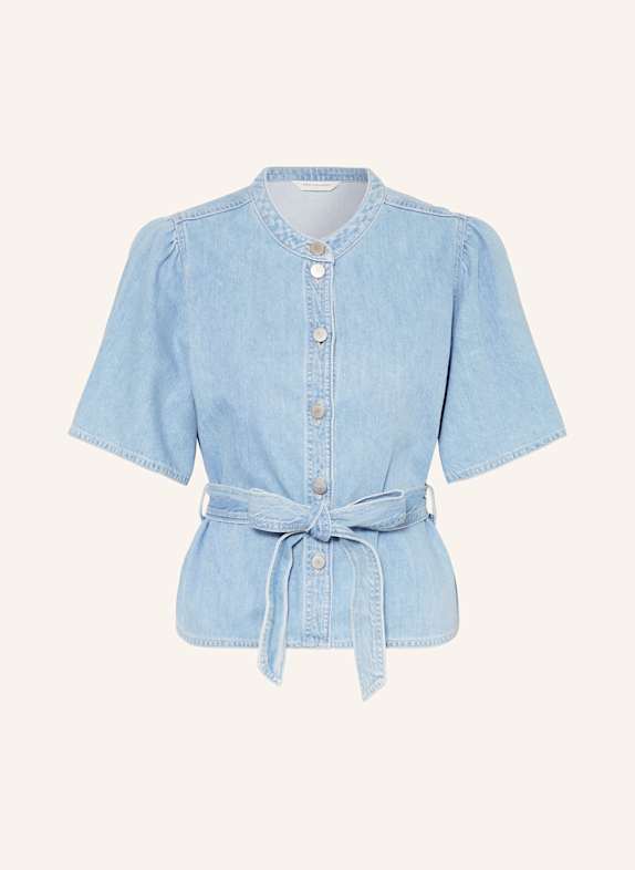 MSCH COPENHAGEN Jeansbluse MSCHINGRID LIS HELLBLAU