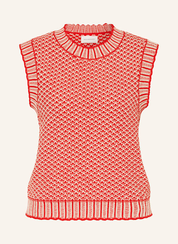MSCH COPENHAGEN Pullunder MSCHPILLA CREME/ ORANGE