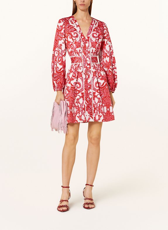 MRS & HUGS Kleid WEISS/ ROT