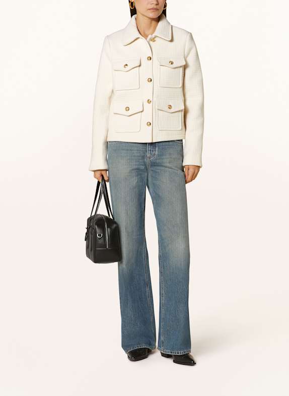 7 for all mankind Bluzon z bouclé ECRU