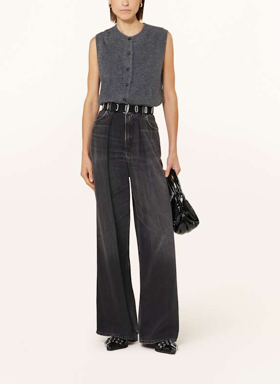 COS Knit vest in cashmere DARK GRAY