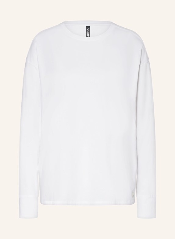 vuori FEATHER functional shirt WHITE