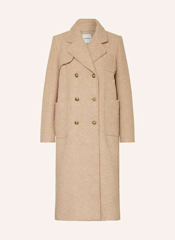 SANDRO Bouclé-Mantel BEIGE