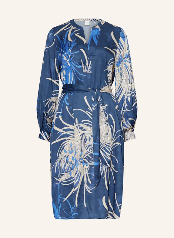 1863 by ETERNA Kleid DUNKELBLAU/ CREME/ BLAU