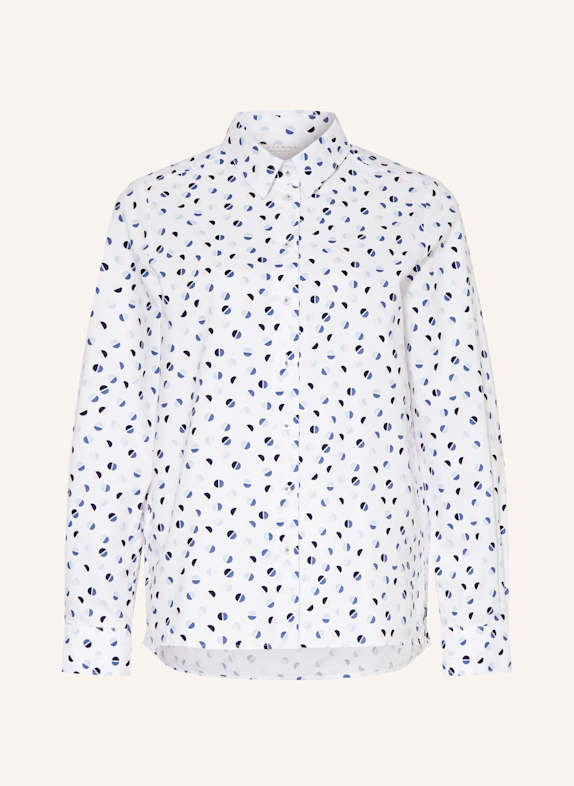 ETERNA Hemdbluse WEISS/ DUNKELBLAU/ HELLBLAU