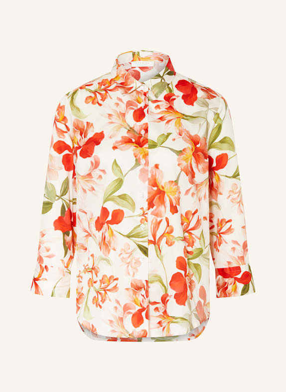 ETERNA Hemdbluse CREME/ ORANGE/ HELLGRÜN