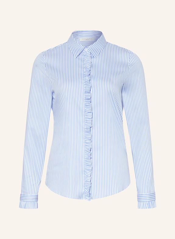 ETERNA Bluse WEISS/ HELLBLAU