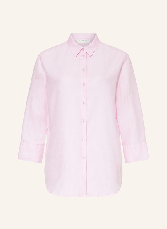 ETERNA Shirt blouse with linen PINK