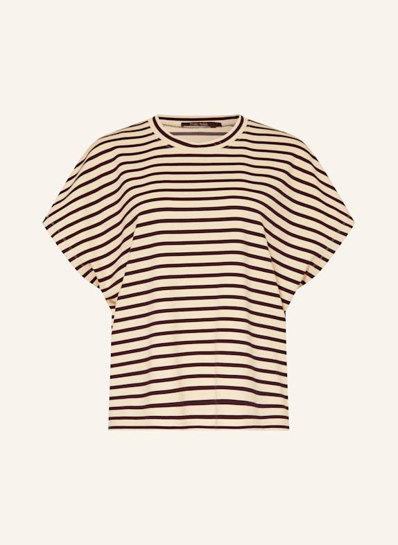 MARC AUREL T-shirt KREMOWY/ GRANATOWY
