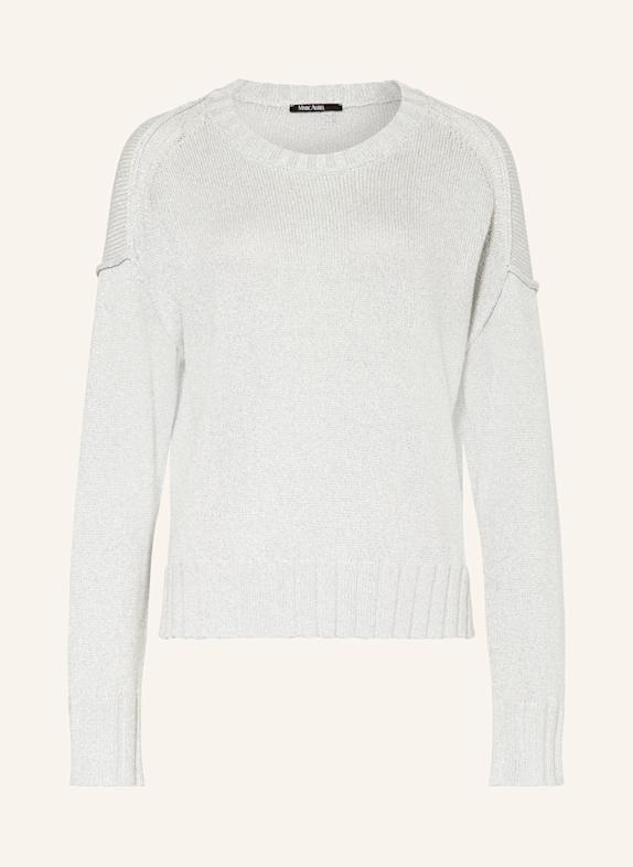 MARC AUREL Pullover mit Glitzergarn SILBER