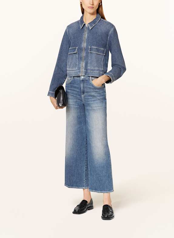 comma casual identity Cropped-Jeansjacke 55Z4 BLUE