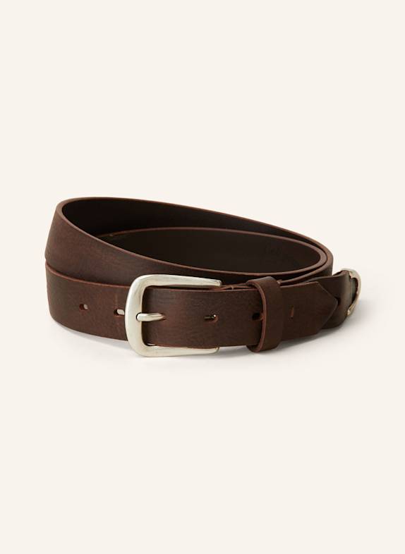 VENETA CINTURE Leather belt BROWN