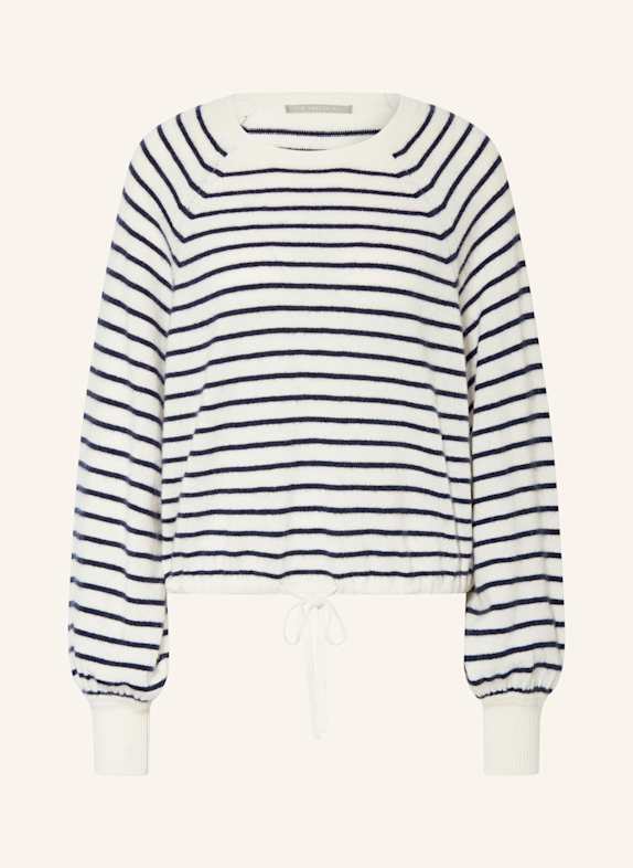(THE MERCER) N.Y. Cashmere-Pullover ECRU/ DUNKELBLAU