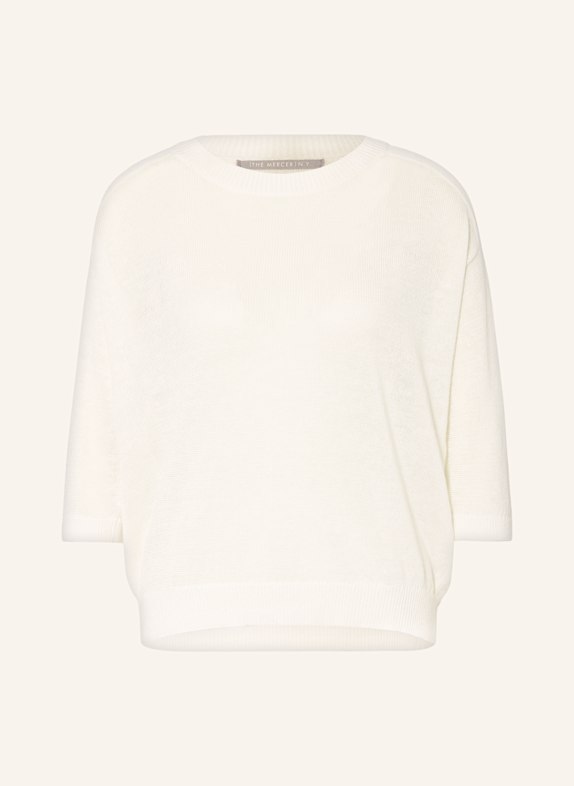 (THE MERCER) N.Y. Leinenpullover mit 3/4-Arm ECRU
