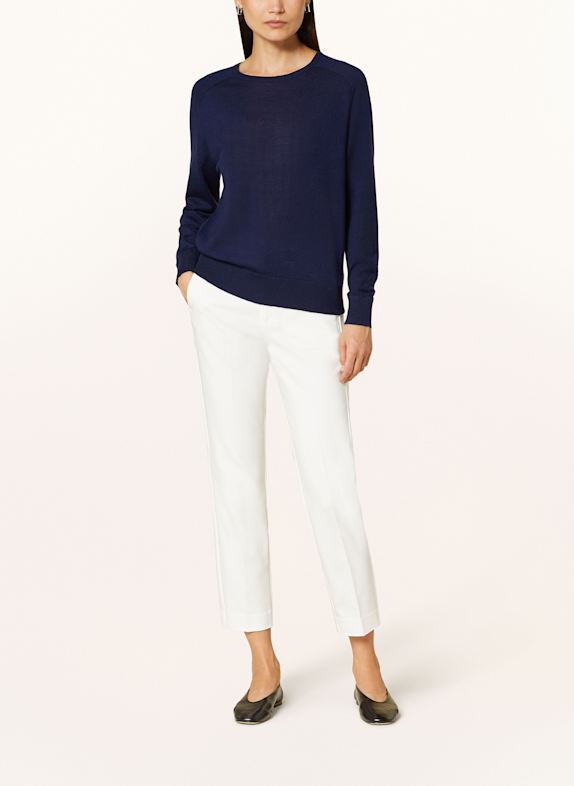 (THE MERCER) N.Y. Sweater made of merino wool DARK BLUE