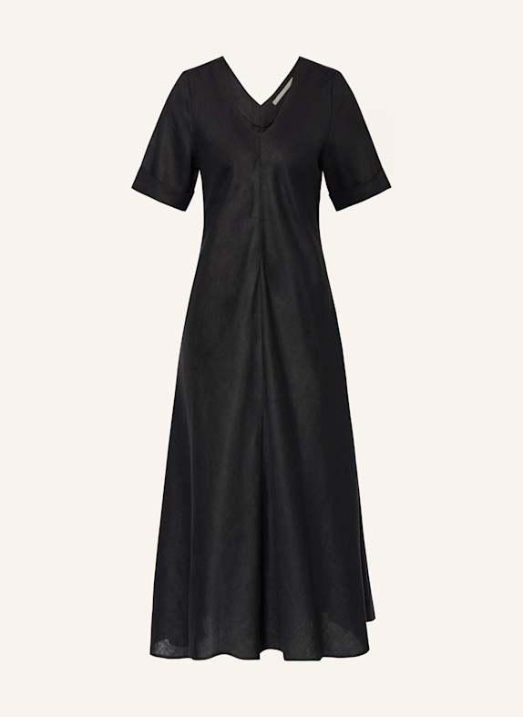 (THE MERCER) N.Y. Leinenkleid SCHWARZ