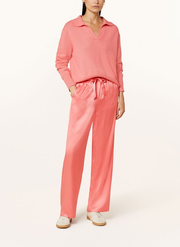 (THE MERCER) N.Y. Marlene broek van zijde ROZE