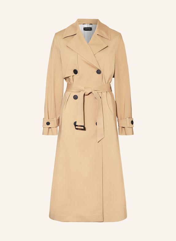 comma Trench coat LIGHT BROWN