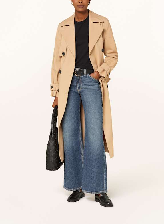 comma Trench coat LIGHT BROWN