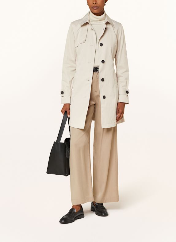 comma Trench coat LIGHT BROWN