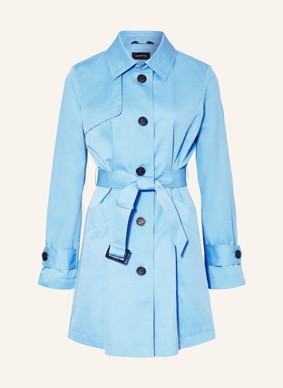 comma Trench coat LIGHT BLUE